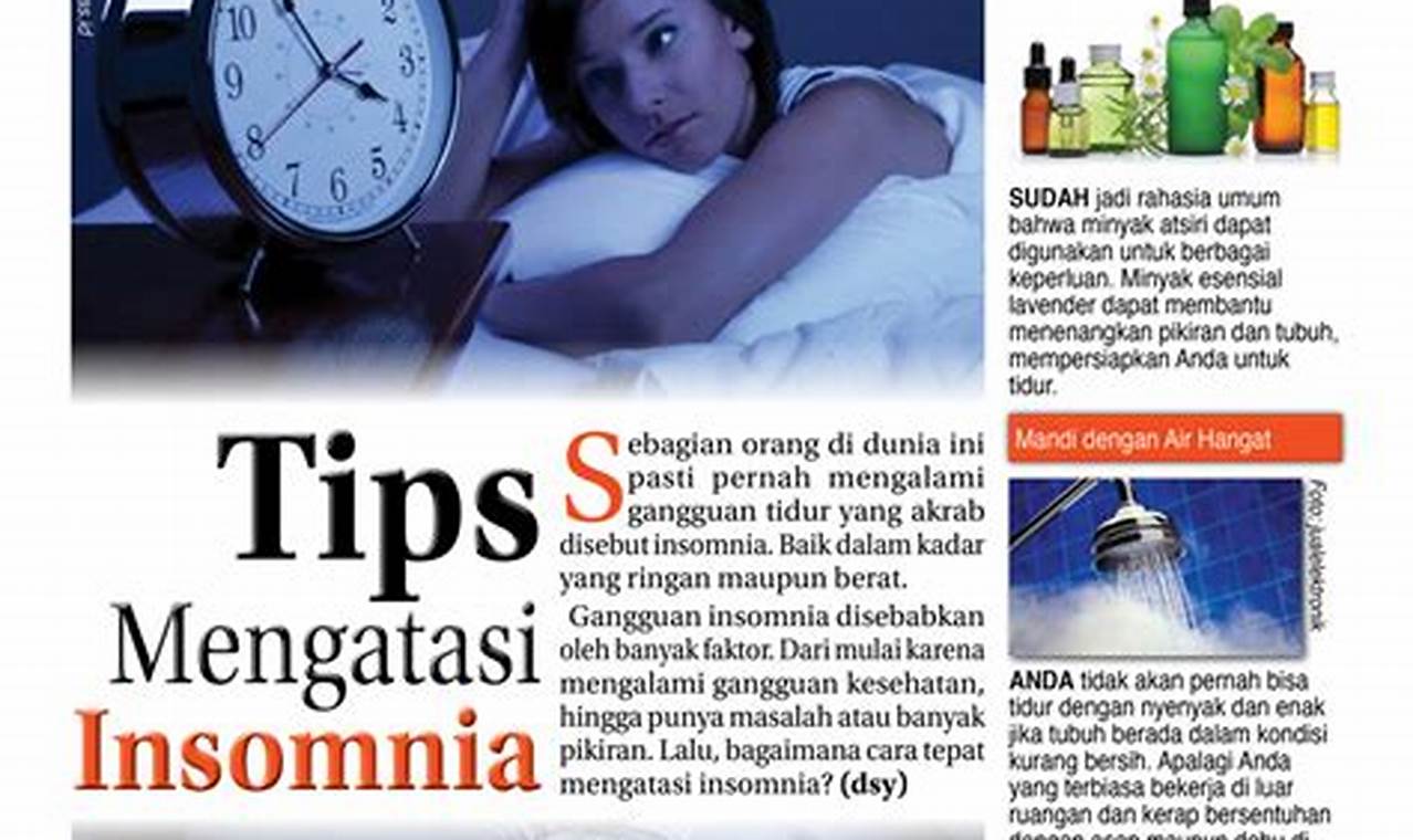 Cara Mengatasi Insomnia Secara Alami